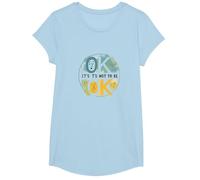 OK It's Not to Be OK - Bien-être émotionnel pour Tous T-Shirt, Fille, Bleu Céleste, S