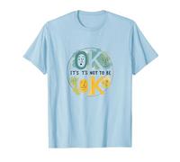 OK It's Not to Be OK - Bien-être émotionnel pour Tous T-Shirt, Homme, Bleu Céleste, M