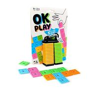 OK Jouez au Jeu de tuiles Ultime - Amusant, stratégique et Portable pour 2 à 4 Joueurs, Jeu de société Parfait pour Une soirée de Jeux en Famille - Instructions en français