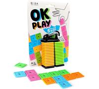 Ok Jouez Au Jeu De Tuiles Ultime-Amusant,Stratégique Et Portable Pour 2 À 4 Joueurs,Jeu De Société Parfait Pour Une Soirée De Jeux En Famille-Instructions En Français