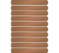 OK-Living Bordure de gazon , 100 x 18 cm 20 mètres, Marron