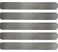 OK-Living Bordure de pelouse , 100 x 14 cm 10 mètres, Argent