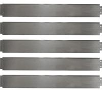 OK-Living Bordure de pelouse , 100 x 14 cm 30 mètres, Argent