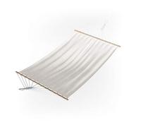 OK-Living Hamac, Blanc, 190x120cm | adapté à une utilisation intérieure et extérieure, compatible avec des supports