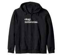 OK Millennial ! Design Sarcastique pour Papas Boomer Meme Sweat à Capuche