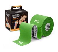 Ok Tape Bande De Kinésiologie 5cm X 5m Prédécoupée,20 Bandes,Bandage Athlétique Élastique Sans Latex,Gymnastique Fitness Cheville Genou Doigt Bras -Vert-5cm X 5m-B