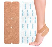 OK TAPE Bande de kinésiologie pré-découpée en forme de X pour cheville (beige)