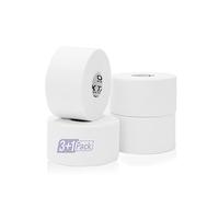 OK TAPE ruban adhésif sportif athlétique (4 Rouleaux) - 3,8 cm x 13,7 m ruban très résistant,parfait pour les doigts, les chevilles, les poignets, lors de la prise de batte,Blanc