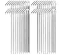 OK5STAR Lot de 40 piquets de Tente en métal de 22,9 cm, piquets de Tente Robustes pour décoration extérieure gonflables