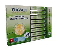 OKAEI Filtres à cigarettes - 10 x 30 ProBox, 300 pièces - Réutilisables, pour cigarettes de 8 mm - Compatibles Regular & King Size