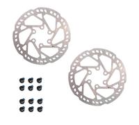 Okandomo 140mm Disque de Frein pour Kukirin G3 Pro 6 Trous Disque de Frein pour Trottinette Accessoire Scooters Electriques Pièce de Rechange (2 pcs)