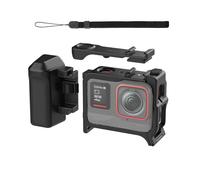 Okandomo Kit de poignées avec cage pour Insta360 Ace Pro 2/Ace Pro, cadre de protection, support de poignée légère, kit avec support de chaussure froide, accessoires pour caméra d'action
