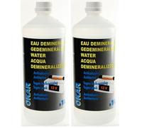 OKAR 021032 Eau Déminéralisée Bidon, 1 L (Lot de 2)
