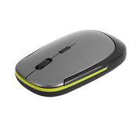 OKAT Souris USB, Souris Optique 3 résolution réglable 2.4G sans Correspondant aux puces à Haut rendement 1600 DPI pour Ordinateur Portable(Gris Argent)