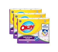 OKAY Essuie-tout Décoré 60 % Plus Absorbant, 9 Rouleaux (3 Paquets de 3)