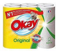 Okay Essuie-tout encore plus résistant - Le paquet de 6 rouleaux