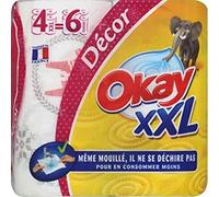 Okay Essuie-tout - Le paquet de 4 rouleaux