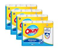 OKAY Original Performance Essuie-tout 60 % plus absorbant, compostable, 24 rouleaux (4 paquets de 6)