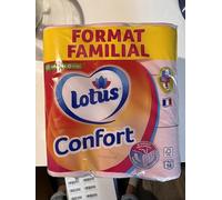 Okay Papier toilette rose lotus confort, format familial - Le lot de 18 rouleaux