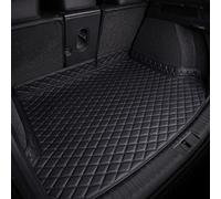 OKAYOK Cuir Tapis de Coffre pour Range Rover Evoque 2015-2018, Imperméable Protection du Plateau Chargement avec Doublure Bord Haut, Antidérapant Cargaison Liner Accessoires,Black