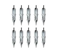 Okaywork 10Pcs Aiguilles de Cartouche de Tatouage Aiguilles de Tatouage aiguille microblading Jetable avec Membrane Round Liner Tattoo Needle Cartridges 1201RL materiel tatouage professionnel