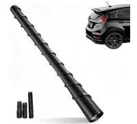 Okaywork 17cm Caoutchouc Antenne Radio Voiture Auto Courte Universelle Amplifiée Comprend 3 vis antenne Voiture pour Autoradio - Réception AM/FM Optimale avec Super Compatibilité Vis M4, M5, M6
