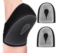 Okaywork 2pcs épine calcanéenne talonnette tendon d'achille pour Fasciite Plantaire Tendinite Tendon Achille Doux Silicone Gel Pad Talonette pour Soulage les Douleurs Talon Soulagement (Pas de trous)