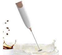 Okaywork Mixeur plongeant - Mousseur à lait électrique, Touillette cafe, Mélangeur, Blender mixeur, Batteur électrique, Mousseur à lait portable pour chocolat chaud, café, latte. (blanc)