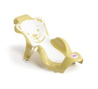 OKBABY Buddy - Transat Anatomique avec assise en gomme anti-dérapante pour le bain des nouveaux-nés 0-8 mois (8Kg) - Jaune