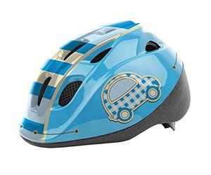 OKBABY Car - Casque de vélo - de 8 Mois à 5 Ans (Taille 46 - 53) - Bracelet réglable, Rembourrage intérieur Lavable - Conforme à la Norme européenne EN1078 Mixte Enfant, Bleu Ciel, 46-53cm