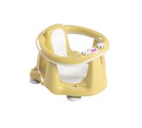 OKBABY Flipper Evolution - Anneau de Bain, Assise en Gomme Antidérapante pour Nouveau-né 6-15 Mois (13 kg) - Jaune