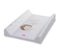 OKBABY Fluffy - Matelas à langer moelleux et sûr avec côtés - Facile à nettoyer, compatible avec table à langer Woody - 80 x 50 cm - Blanc