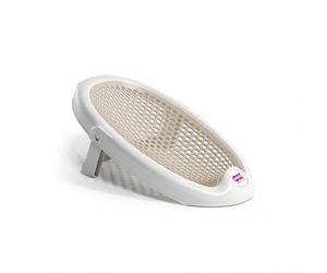 OKBABY Jelly - Transat de bain pliable, doux et confortable pour le bain des nouveau-nés de 0 à 8 mois (8 kg) - Sable