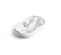 OKBABY Onda - Baignoire pour le Bain du Nouveau-né 0-12 Mois, Design Ergonomique - Blanc