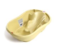 OKBABY Onda - Baignoire pour le Bain du Nouveau-né 0-12 Mois, Design Ergonomique - Orange