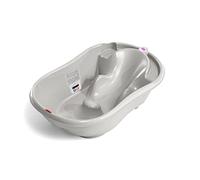 OKBABY Onda - Baignoire pour le Bain du Nouveau-né 0-12 Mois, Design Ergonomique - Taupe