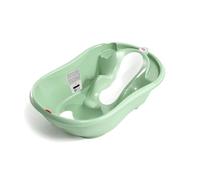OKBABY Onda Evolution - Baignoire pour le Bain des Nouveau-nés 0-12 Mois, Assise en Gomme Antidérapante - Vert