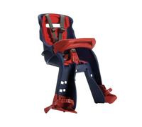 OKBABY Orion - Siège enfant avant, sécurité vélo dès 7/8 mois (15 kg) - Bleu et rouge