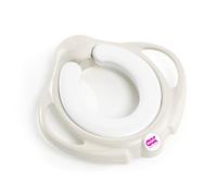 OKBABY Pinguo Soft - Réducteur de Toilette Moelleux pour Enfants, avec 2 Poignées - Blanc