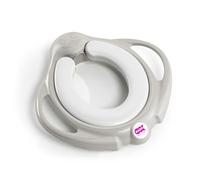 OKBABY Pinguo Soft - Réducteur de Toilette Moelleux pour Enfants, avec 2 Poignées - Taupe