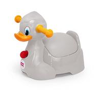 OKBABY Quack - Pot pour enfant avec assise ergonomique en forme de canard - Gris