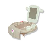OKBABY Space Mini Lavabo pour Enfants, Se Fixe à la Baignoire ou au Bidet, Gris
