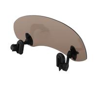 OKBY Déflecteur d'air pour Moto - Extension d'écran réglable à Clipser sur Le Pare-Brise (Fauve)