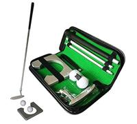 OKBY Kit de Putting de Golf, Ensemble de Putter de Club D'entraînement, Golf Indoor Set, Cadeau de Putter de Golf Portable, avec balles et Sac