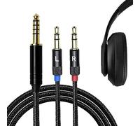 okcsc AX Câble audio équilibré de rechange pour casque Hifiman Sundara, Ananda, Arya, HE400SE, HE-400i, Balance 4,4 mm mâle vers double 3,5 mm 1,9 m