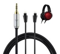 okcsc Câble de rechange pour casque audio FOSTEX équilibré, IEM HiFi 3,5 mm mâle vers double FOSTEX mâle, compatible avec Fostex TH-900 MKII, TH610, TH900 MK2