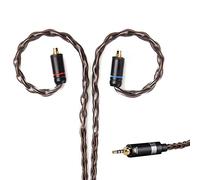 okcsc Câble d'extension MMCX de 2,5 mm, câble de rechange pour écouteurs HiFi 8 conducteurs plaqués or pour Shure se215 se315 se425 se535 se846 ue900 Tin T2, T3