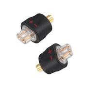 okcsc Câble Double Broche 0,78/0,75 vers MMCX mâle Compatible avec câble 2 Broches 0,78/0,75 connecté avec LZA4 A5 Shure se215 se315 se535 846 425 Noir