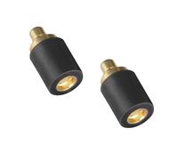 okcsc Câble MMCX Femelle (côté câble) pour câble MMCX connecté à l'adaptateur Sennheiser IE300 IE900 IE600 (côté Casque) Noir