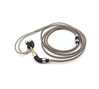 OKCSC Câble MMCX pour écouteurs en cuivre monocristallin plaqué argent de haute pureté compatible avec Final Audio E4000/E5000/B1/B2/B3/A8000/Make1/Make2/Make3 IEM avec prise de 3,5 mm